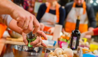 Gemeinsamer Kochworkshop im LandRastHaus