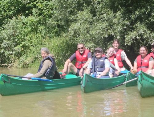 Kanufahrt - Natur und Umgebung im Burgenland